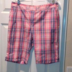 Cutter&Buck 14 Plaid Golf Shorts